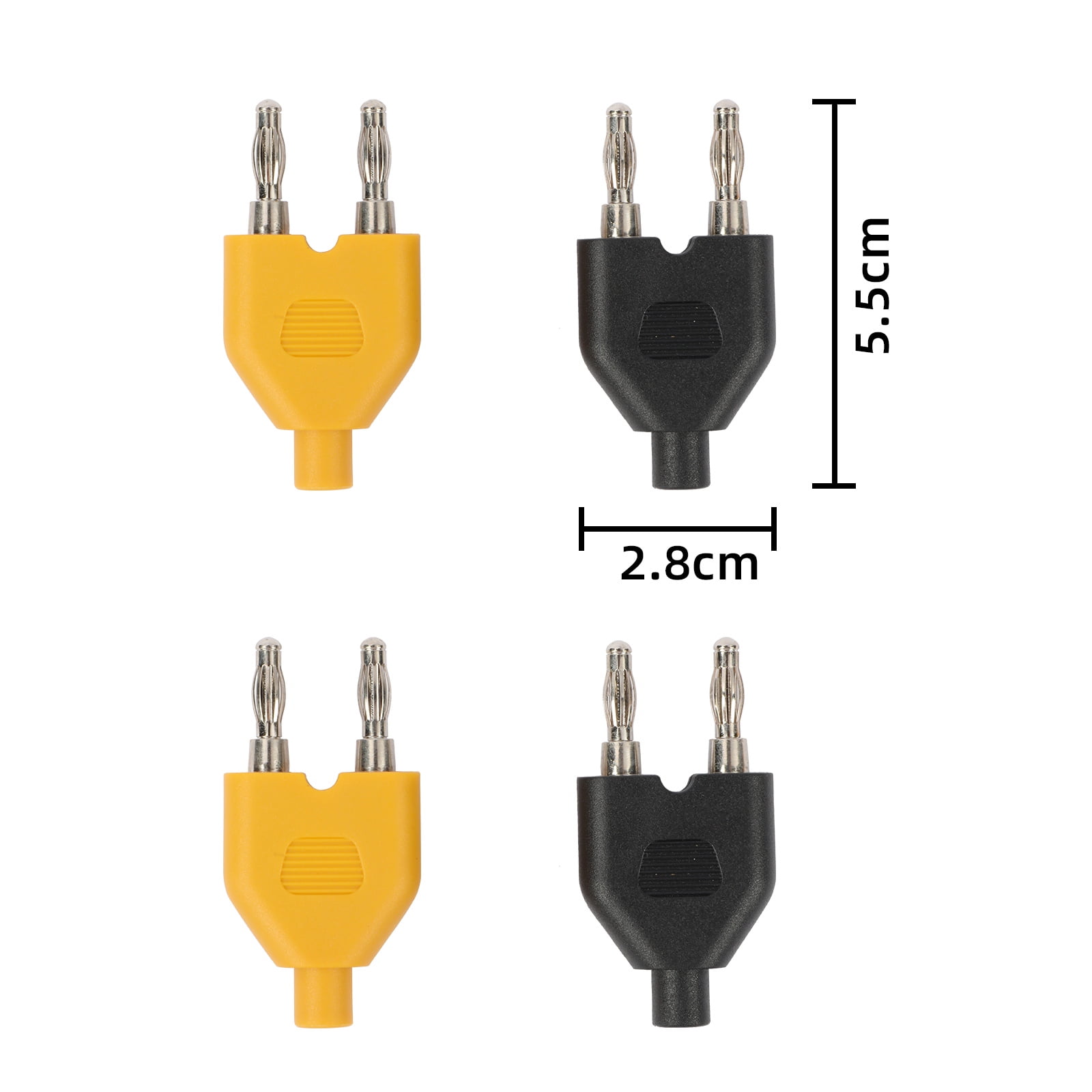 AUTOOL 48 In 1 Lead Terminal Test Kit, Multimeter Test Leads Set, W/ Banana Plug Connectors Alligator Clips 32A/1000V Test Hook Clips Replaceable Wire Piercing Probes Test Tweezer Jumpers