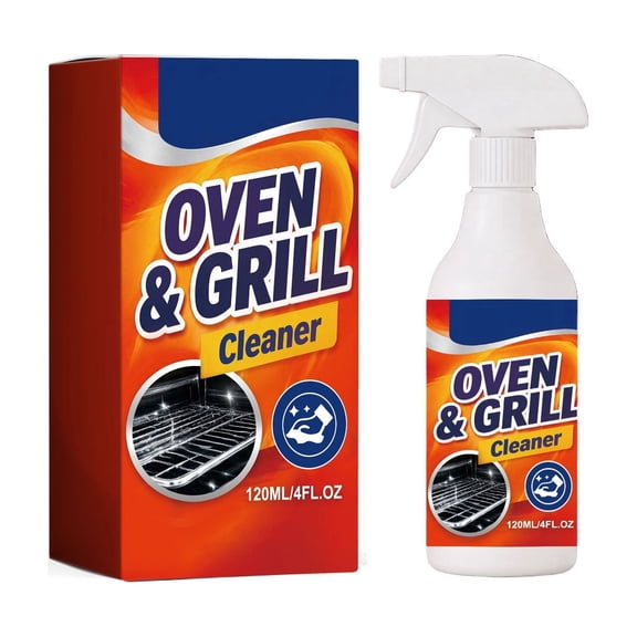 Huzdenx 4oz Oven & BBQ Grill Heavy Duty Cleaner, Multi-Purpose Degreaser for Burnt Grease, Carbon & Food Residues