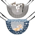 thumbnail image 1 of Cama Colgante tipo Hamaca para Gatos - Unidad de 2 Piezas para Animales Pequeños, 1 of 6