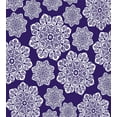 thumbnail image 3 of Ambesonne Blue White Duvet Cover Set, Flora Lace Snowflake, 2-Calking, Blue White, 3 of 7