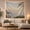 Coastal Sunbeams, variant on Coastal Sunset Through an Open Window, Serene Coastal for Beach Lovers, Ocean View Wall Art, Housewarming Gift, Tapestry Wall Hanging for Bedroom and Living Room
