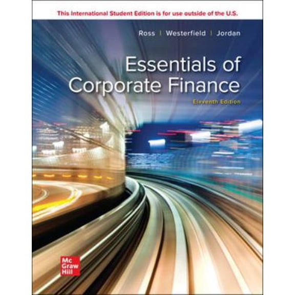 Essentials of Corporate Finance I Randolph Westerfield,Bradford Jordan,Stephen Ro (Paperback)