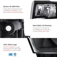 thumbnail image 2 of VIPMOTOZ Black Housing OE-Style Headlight Headlamp Assembly For 2009-2014 Ford F150 Pickup Truck Halogen Model - LED Low Beam, Driver & Passenger Side, 2 of 8