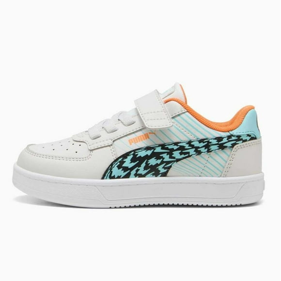Tenis Puma Caven 2.0 Poised 2 Race para Niños 17 A 21.5. 400597-02 gris 17.5