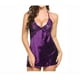 thumbnail image 1 of Europa y los Estados Unidos ropa interior sexy sexy imitación hielo seda espalda cruzada tirantes camisón divertido conjunto, 1 of 6