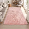 thumbnail image 4 of Pink Fluffy Rugs for Bedoom Girls, 5x7 Soft Faux Fur Area Rug - Cozy Fuzzy Plush Non-Slip Shaggy Carpet for Living Room, Kids Girls Room Home Dorm Nursery, 4 of 18