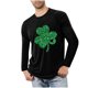 thumbnail image 1 of Blusas y camisas de manga larga con cuello redondo para hombre, deportivas, fitness, hogar, pijamas navideños estampados, camiseta de manga larga con cuello redondo, blusa de poliéster para hombre, 1 of 3