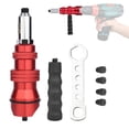 thumbnail image 3 of Rivet Nut Drill Adapter, Thread Insert Rivet Adapter For Electric Drill, Ergonomic Electrician Drill Adapter For Installation And Maintenance In Buildings, Furniture, DIY, 3 of 9