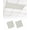 Sage, White, Cream, variant on 1 Pack Fluorescent Light Cover for Ceiling Lights, Black White Vertical Striped Magnetic Classroom Light Filters 4x2 Feet, Farmhouse Thin Line Stripes Decorative Ceiling Shade Panel for Office