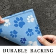 thumbnail image 6 of Blue Dog Paw Footprint Door Rugs,Washable Non Slip Door Mats Indoor,Decorative Door Mats,Entry Mat Indoor for Entrance,Bedroom,Kitchen,Bathroom,17"x30", 6 of 6