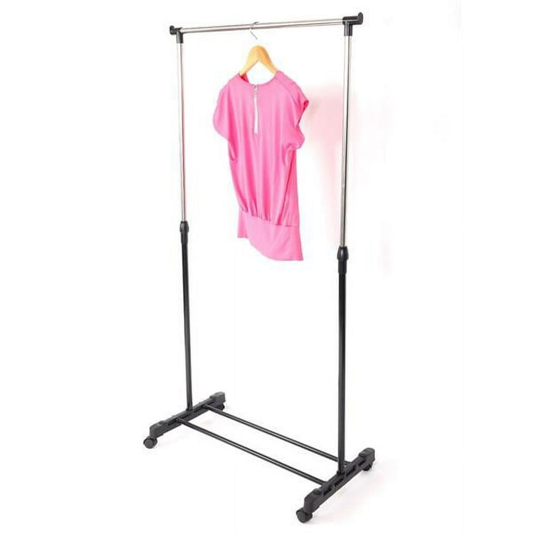 Dropship Clothing Garment Rack With Shelves, Metal Cloth Hanger Rack Stand  Clothes Drying Rack For Hanging Clothes to Sell Online at a Lower Price