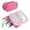 Pink, variant on Horplkj Large Capacity Pencil Case with Initial, Expandable Canvas Pencil Pouch Zipper Bag for Sch Teens, Light Pink