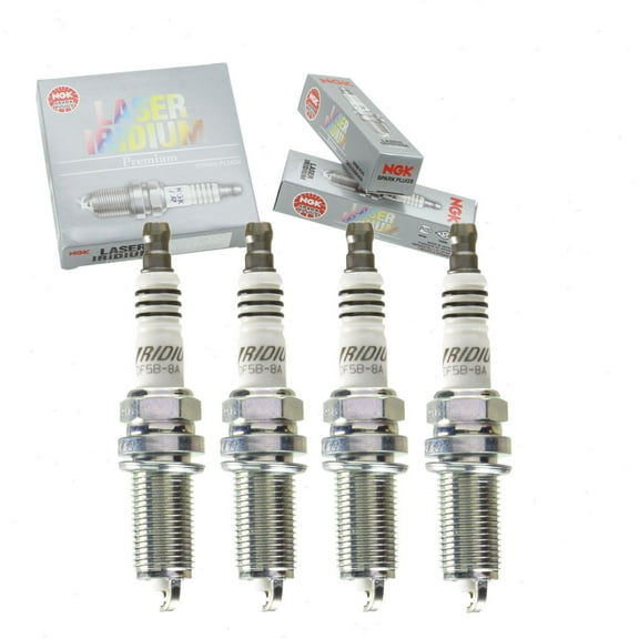 4 pc NGK Laser Iridium Spark Plugs compatible with Toyota RAV4 2.5L L4 2016-2018