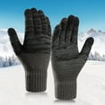 thumbnail image 2 of Riforla Winter Upgraded -Screen - Gloves Elastic Thermal Soft Knit for Men Women Grey_001, 2 of 2