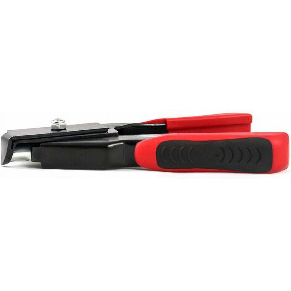 Automatic Plier Fence Stapler, C Type Clip Fastener Tool with 2500pcs Galvanized Rings for Animal Fence Cages Car Cushions