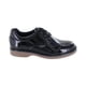 thumbnail image 2 of Zapato Escolar Coqueta para niña en charol negro Matias con agujetas, 2 of 4