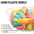 thumbnail image 3 of 10 oz Small Clear Plastic Bowls, 60 Pack Disposable Hard Plastic Salad Bowls Party Serving Bowls for Ice Creams, Fruit, Desserts, Parfaits, Snacks, 3 of 6