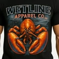 thumbnail image 3 of Wetline Apparel Co Gulf Lobster Men's Graphic T-Shirt, Fishing Wear Heavy Cotton Short Sleeves Tee, S-5XL, 3 of 5