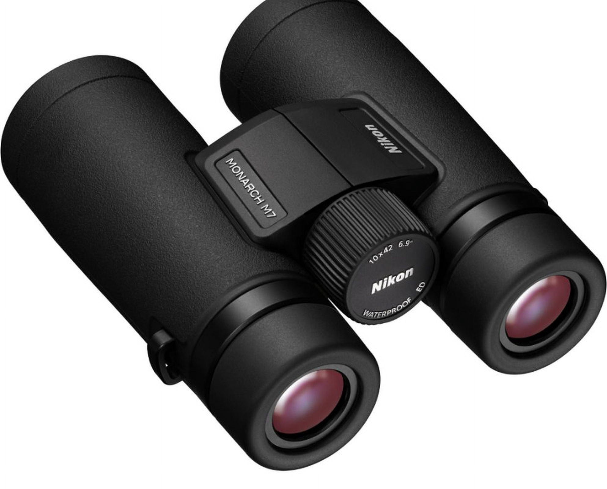 Nikon Monarch M7 10 x 42 Binoculars, Black, New
