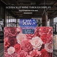 thumbnail image 3 of Bathroom Scale, Highly Accurate Digital Body Scale,Precisely Measures Weight up to 400 lbs-Wall Of Paper Roses In Shades Of Red And Pink, 3 of 4