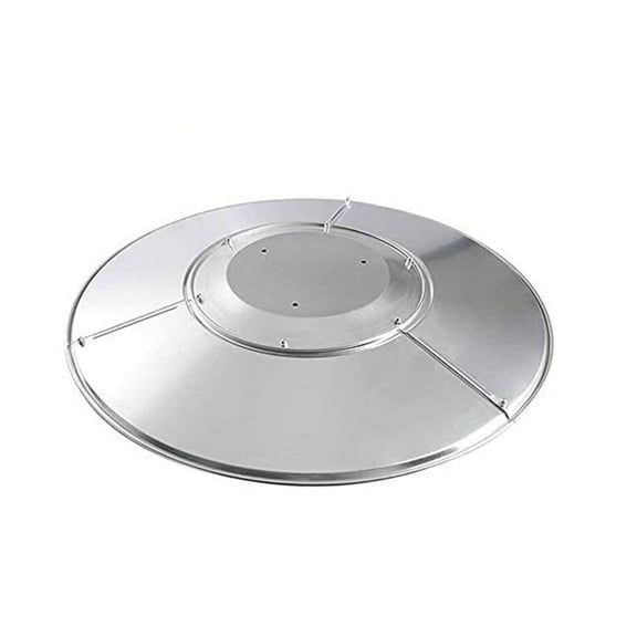 Patio Heater Reflector Shield Propane Outdoor Heater Replacement Top Dome Easy Mounting Reflector Cover