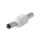 thumbnail image 3 of Adaptador de cable Jack macho a macho DC de 3Pcs 5.5mm x 2.1mm Blanco, 3 of 3