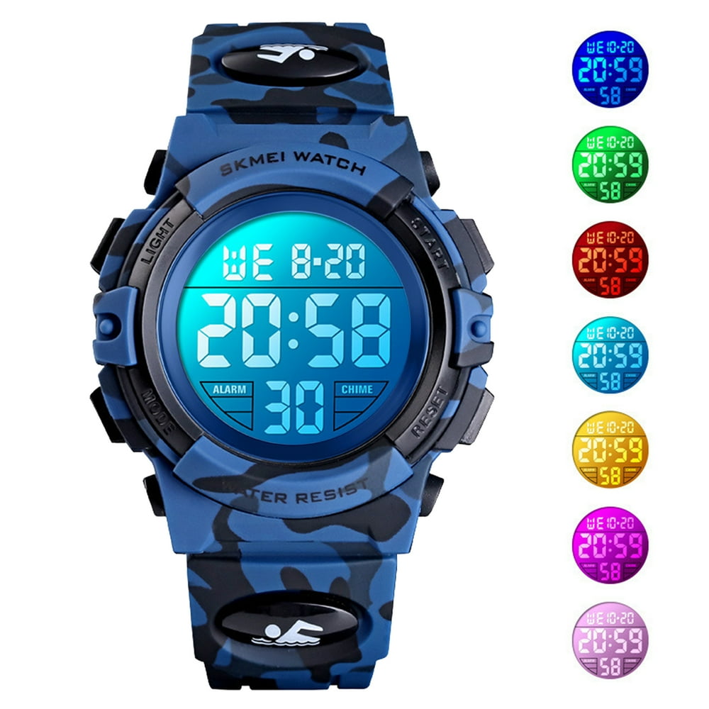 TSV Kids Watch, Kids Digital Sport Watch, Boys Waterproof Casual