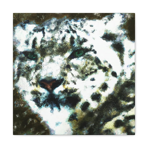 Snow Leopard Brilliance - Canvas