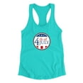 thumbnail image 3 of 4Th Of July Stamp Racerback Tank Women -Image by Shutterstock, Female Medium, 3 of 4