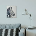 thumbnail image 3 of Stupell Industries Large Zebra Head Animal Watercolor Painting Super Canvas Wall Art by George Dyachenko, 3 of 3