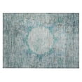 thumbnail image 2 of Addison Rugs Chantille Indoor/Outdoor Traditional Oriental Teal Washable Rectangle Rug, 1'8" x 2'6", 2 of 5