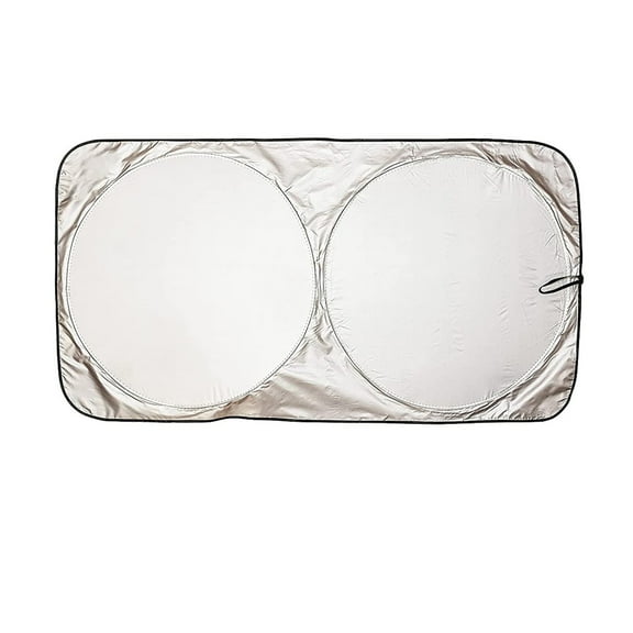 Car Windshield Sun Shade UV Blocker, Foldable Front Window Sun Visor Protector, Auto Interior Heat Insulation Sunshade, Vehicle Steering Wheel Dashboard Cool Cover