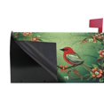 thumbnail image 4 of Ryvnso Mailbox Cover Birds on Floral Branch Magnetic Mailbox Wrap Standard Size 21x18 Inch, 4 of 8