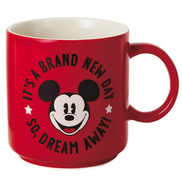 Hallmark Disney Mickey It S A Brand New Day So Dream Away Coffee Mug New Walmart Com Walmart Com