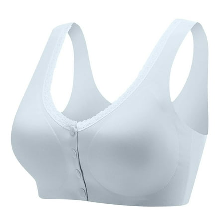 Zshosam Comfortable Adjustable Bra No Underwire Seamless Bra for Women(Grey XXL)