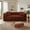 Orange, variant on BMMB Convertible Foldable Sleeper Sofa Bed,Boneless Couch Corduroy Compression Sofa for Living Room & Bedroom,Dark Green