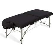 EARTHLITE Luna Portable Massage Table Package - Lightweight, Aluminum Frame (26lb) incl. Face Cradle & Carry Case for up to 600lb