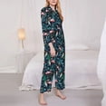 thumbnail image 3 of Naloa Flamingos And Birds Pajamas for Women Set, Womens Pajama Sets, Lounge Sets for Women, 2pjs for Women-Large, 3 of 7