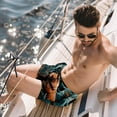 thumbnail image 2 of luoweisi Men's Beach Shorts Quick Dry Swim Trunks with Mesh Lining Bear L, 2 of 5