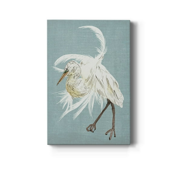 Heron Plumage IV Premium Gallery Wrapped Canvas - Ready to Hang