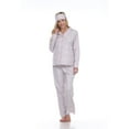 thumbnail image 1 of White Mark Pyjama Trois Pièces à Boutons pour Femme, 1 of 5