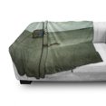 thumbnail image 3 of Shipwreck Soft Flannel Fleece Throw Blanket, Old Photo of Decadent Derelict Fishing Boat Bow in Thailand Summer Day Sunrise, Cozy Plush for Indoor and Outdoor Use, 50" x 70", Grey Blue, by Ambesonne, 3 of 6