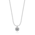 thumbnail image 4 of Collar de diamantes Mosan de color plata esterlina S925 Cadena de coliflor brillante Lujo ligero, 4 of 5