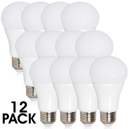 Maxxima LED A19 - 800 Lumens 60 Watt Equivalent Warm White (2700K) Light Bulb, 10 Watts (Pack of (Best Warm Led Bulb)