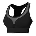 thumbnail image 4 of Everyday Bras for Women Work Out Attire for Women Profit Seamless Sports Bra Sports Bra Cups Athletic Clothes Workout Tops for Women Pack Athletic Wear for Women Yoga Sports Bras for Women Black XL, 4 of 5