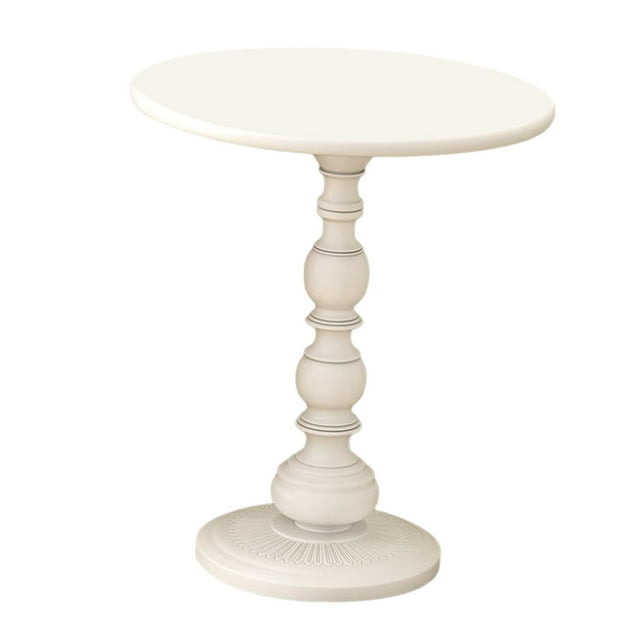 serony Table de Canapé (52 cm de Hauteur) Déco Table d'Appoint Moderne pour Balcon Hôtel Cabane Blanc Petit Blanc P