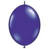 6 inch Quartz Purple Qualatex QuickLink Linking Latex Balloons (50 Pack) - Party Supplies Decorations