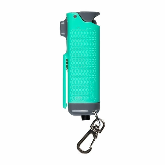 SABRE Safe Escape 3-in-1 Pepper Gel w/ Seat Belt Tool & Window Breaker, Pocket Pepper Sprays, Mint