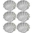 thumbnail image 1 of GOOHOCHY Molde de huevo de aleación de aluminio de 6 piezas moldes de flores antiadherentes para hornear moldes para hornear, 1 of 8