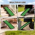 thumbnail image 6 of PawHut 61 Inches Folding Dog Ramp for Car, Truck, SUV, Portable Pet Ramp with Non Slip Grass Surface, Raised Side Rails, 6 of 9